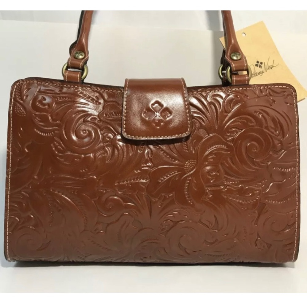 Patricia Nash Tooled Leather Rienzo Handbag Bag